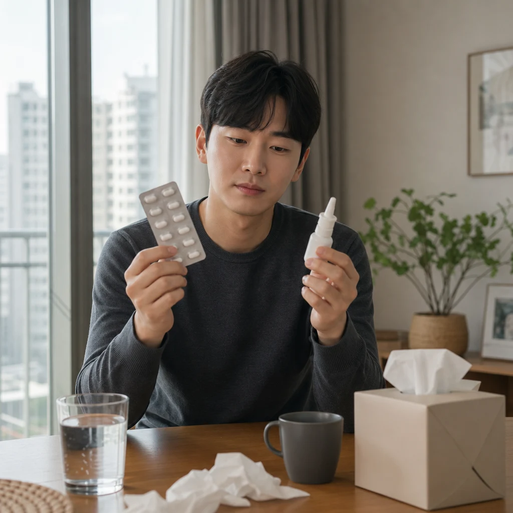 부천비염 치료에서 항히스타민제와 비강 스프레이의 차이