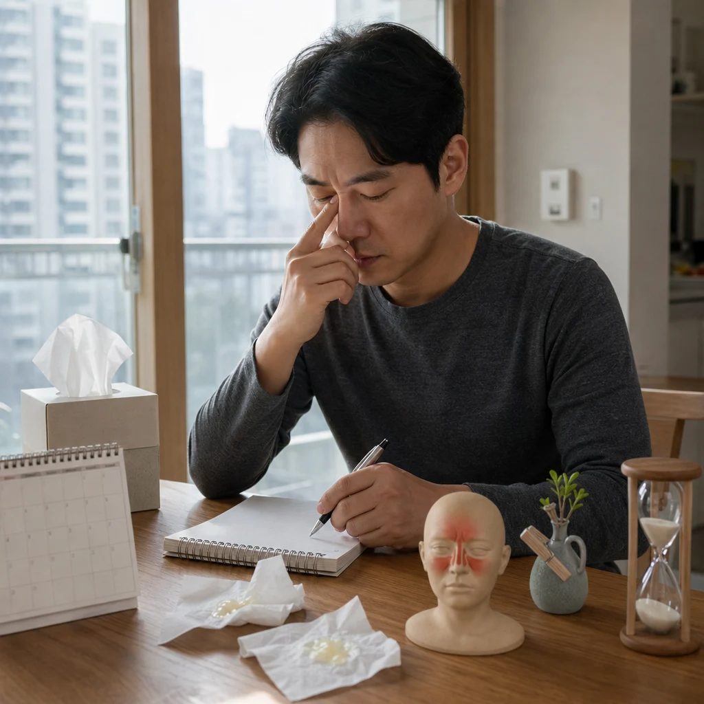 부천비염과 축농증을 구별하는 콧물 색보다 중요한 신호
